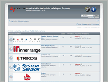 Tablet Screenshot of forumas.arevita.lt